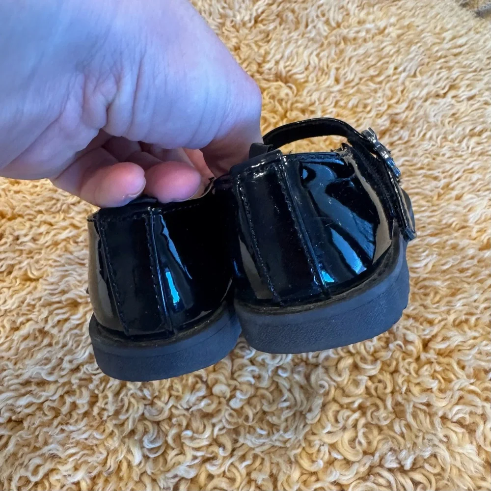 Old Navy Toddler Girls Chunky Mary-Jane Shoes‎ Black Size 8 Wedding Guest Formal